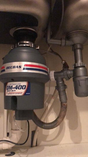 贝克巴斯(BECBAS)DM400 食物垃圾处理器处理机家用厨房厨余粉碎机重载型 晒单图