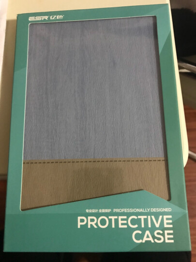 亿色(ESR)苹果iPad mini2/3/1保护套/壳 轻薄防摔支架皮套 至简原生系列 杏蓝笔记 晒单图