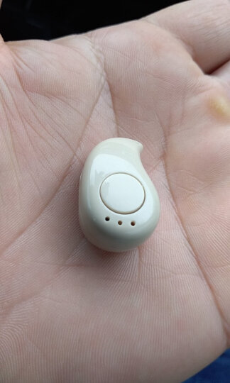 罗巴赫（LUOBAHE） 运动小型蓝牙耳机耳塞入耳式无线单耳听歌通话开车商务适用于苹果安卓等手机通用 肤色+充电器 晒单图
