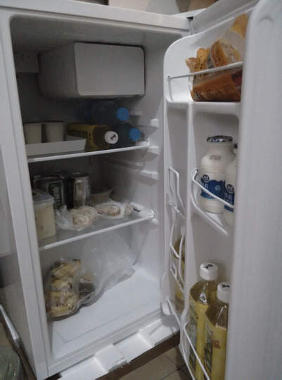 S 90升 单门冰箱(白色)--东西还不错就是京东太