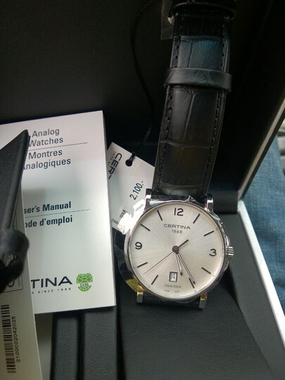 雪铁纳(Certina)手表 卡门系列石英男表C017.410.16.037.00--帮朋友买的,很喜欢
