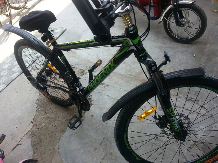 凤凰自行车跃途铝合金双碟刹21速山地车 时尚