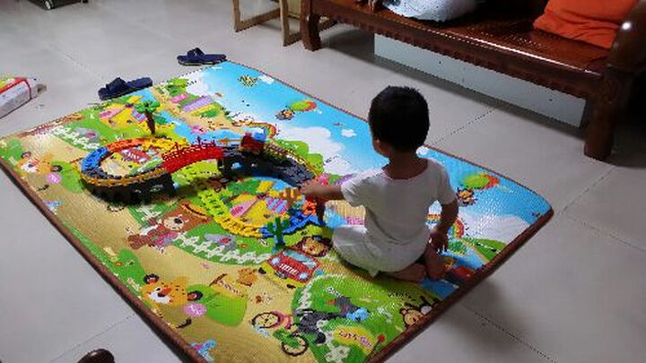 贝恩施 益智玩具 积木小火车2788儿童玩具 托马