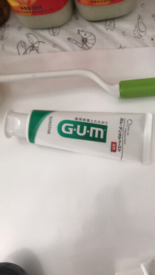 G.U.M 全仕康日本进口牙周护理牙膏香草薄荷味120g*3 晒单图