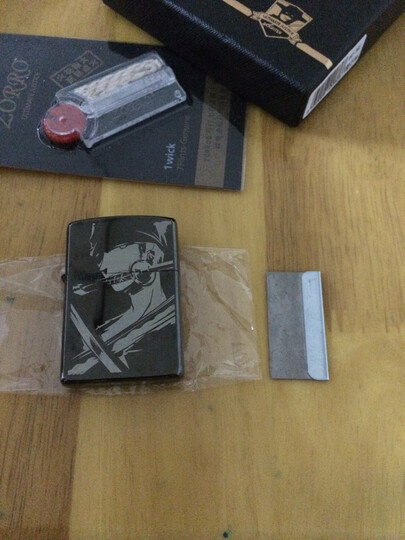 佐罗ZORRO煤油打火机 经典黑冰光版创意个性防风火机送男友Z806 咖啡(豪华版) 晒单图