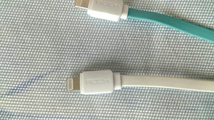 洛克(rock)苹果数据线 面条型手机充电线 支持iphonexs/max/xr/x/8