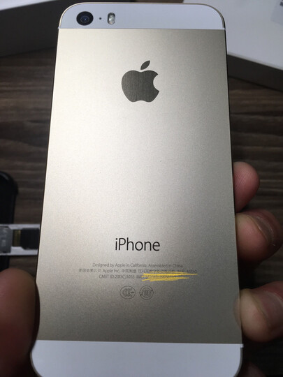Apple 苹果5s iPhone 5s (A1530) 4英寸 移动联通双4G手机 银色 官方标配 16G 晒单图