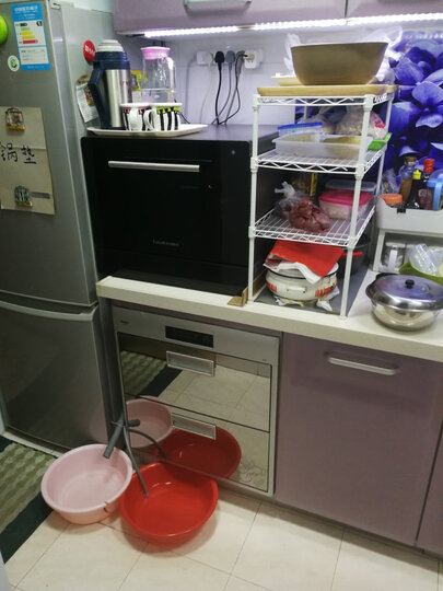 凡萨帝(Fasato) 6套 台式嵌入式两用 免安装 高温杀菌 家用全自动洗碗机 嵌入式安装服务-不单独发货,需与产品一起拍下 晒单图