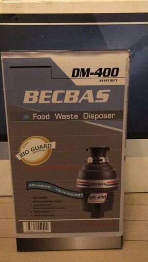 贝克巴斯(BECBAS)DM400 食物垃圾处理器处理机家用厨房厨余粉碎机重载型 晒单图
