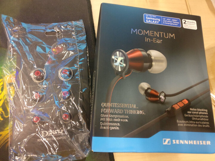 森海塞尔(Sennheiser)MOMENTUM In-Ear I Black Chrome 馒头入耳式耳机 手机耳机 黑铬色 苹果版 晒单图