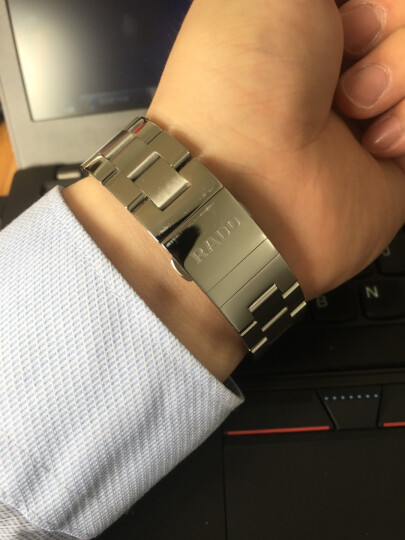 雷达(RADO)瑞士手表 晶璨系列钢带 机械男表 R22876013 晒单图