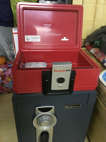 盾牌Guarda家用保险柜 办公保险箱2087C防火防水防盗老式保险箱床头柜43cm UL防火认证耐火927℃+完全防水+机械密码+地锁 晒单图