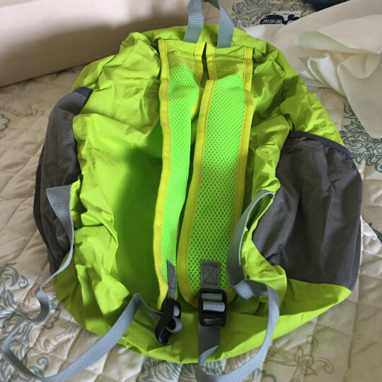 自游人 Trackman 皮肤包背包 可折叠皮肤包压缩随身包 户外双肩包 男女通用便携包 绿色 晒单图