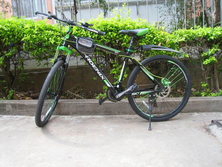 凤凰自行车 21速shimano变速铝合金车架碟刹