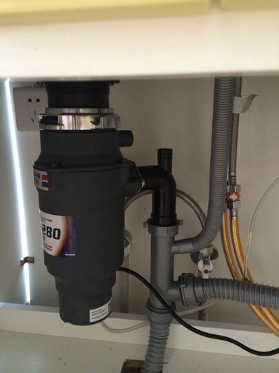 贝克巴斯(BECBAS) DM-280 抑菌型厨余粉碎机 食物垃圾处理器 出口专供机型--送货安装很好