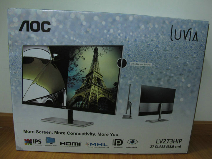 AOC 卢瓦尔系列 LV273HIP 27英寸窄边框IPS广视角不闪屏电脑显示器(双HDMI+DP) 晒单图