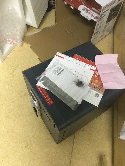 盾牌Guarda家用保险柜 办公保险箱2087C防火防水防盗老式保险箱床头柜43cm UL防火认证耐火927℃+完全防水+机械密码+地锁 晒单图