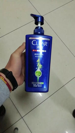 清扬(CLEAR)洗发水 男士去屑洗发露活力运动薄荷型750g(新老包装随机发) 晒单图