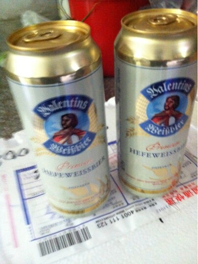 德国进口啤酒 爱士堡 瓦伦丁小麦啤酒 纯麦白啤