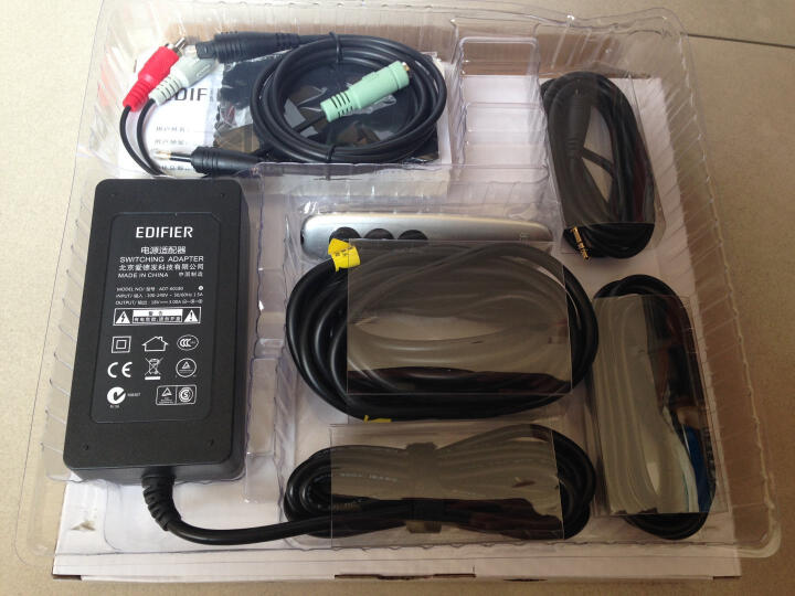 漫步者（EDIFIER）C—SS01音箱支架配线  魔号E225系列电视音响专用  黑色 晒单图