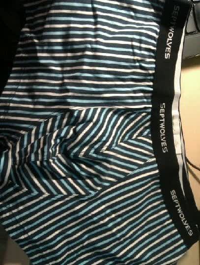 <em>七匹狼SEPTWOLVES</em>男士<em>内裤</em> <em>男棉</em>氨宽筋色