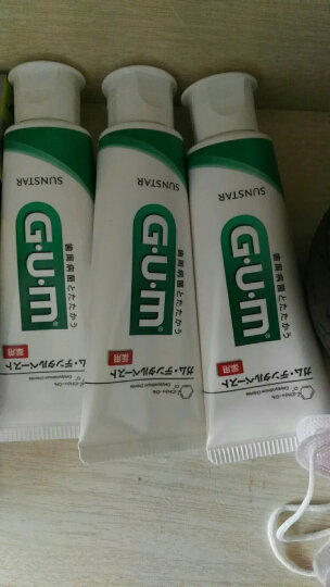 G.U.M 全仕康日本进口牙周护理牙膏香草薄荷味120g*3 晒单图