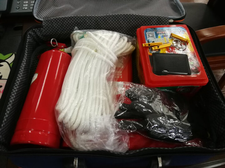 腾驰（CT）消防应急包套装家庭应急救援包火灾逃生应急套装车用地震消防应急包（25套） 晒单图