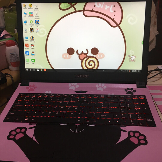 神舟(HASEE)战神Z7-KP7GT GTX1060 6G独显 15.6英寸游戏笔记本电脑(i7-7700HQ 8G 1T+128G SSD 1080P)黑色 晒单图