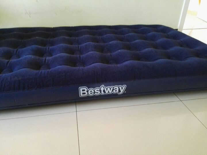 Bestway 折叠床充气床垫气垫床单人充气垫办公室午休床午睡床（附赠电泵1个）67274 晒单图