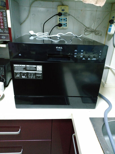 CAL洗碗机嵌入式家用台式全自动6套除菌烘干小型迷你机 CT55AL061H 6套台嵌两用 预售不发货 晒单图