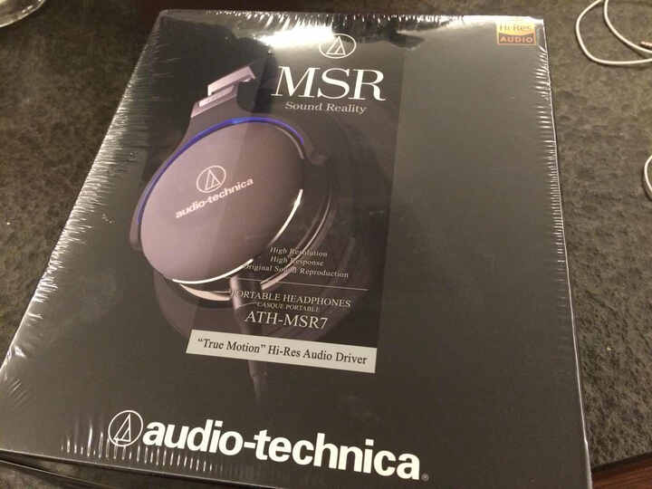 铁三角 ATH-MSR7 BK 高解析音质便携头戴式