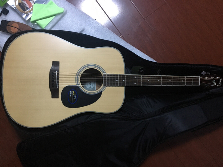 萨伽(saga) 萨伽 saga吉他 sf700c sa700ce 圆角 缺角民谣木吉他 sf