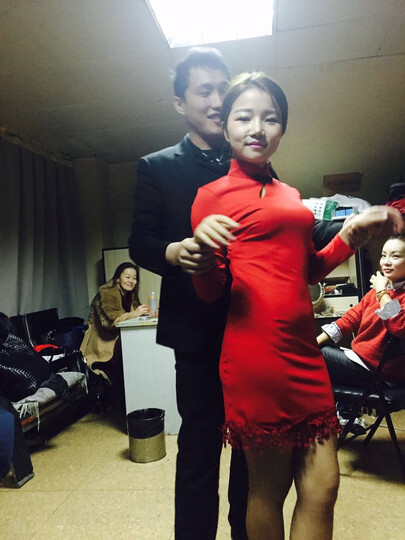 芭菲露露2015秋冬款夜店性感复古旗袍长袖修