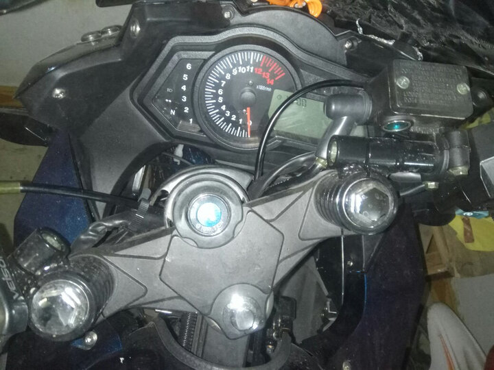 天禧 18年新款摩托车跑车街车大型公路赛趴赛150CC-250CC地平线2代S款 可上牌 蓝色 宗申200CC风冷六档链条机 晒单图