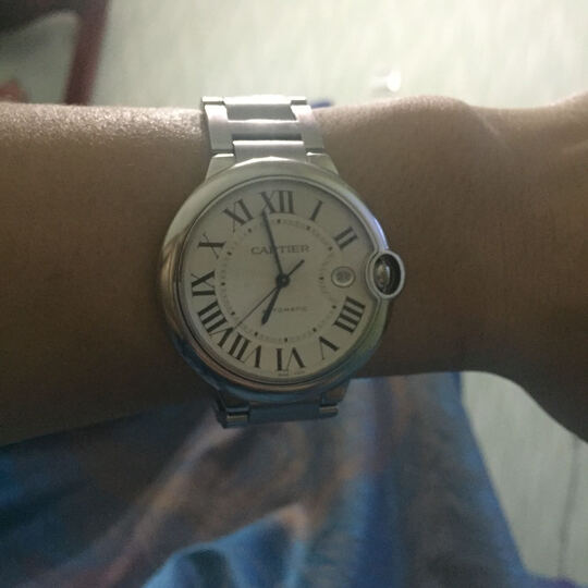 卡地亚机械男表:这款表喜欢很久了,专柜也去试