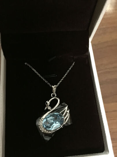 简丹 JIANDAN 施华洛世奇元素水晶项链小天鹅