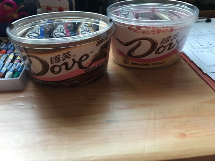 德芙dove巧克力分享碗装 榛仁葡萄干巧克力糖果巧克力休闲零食243g