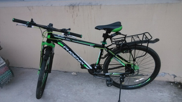 凤凰自行车 21速shimano铝合金车架碟刹山地