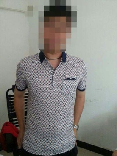 商务男士休闲polo衫-8655 红色 48(165\/88A)--