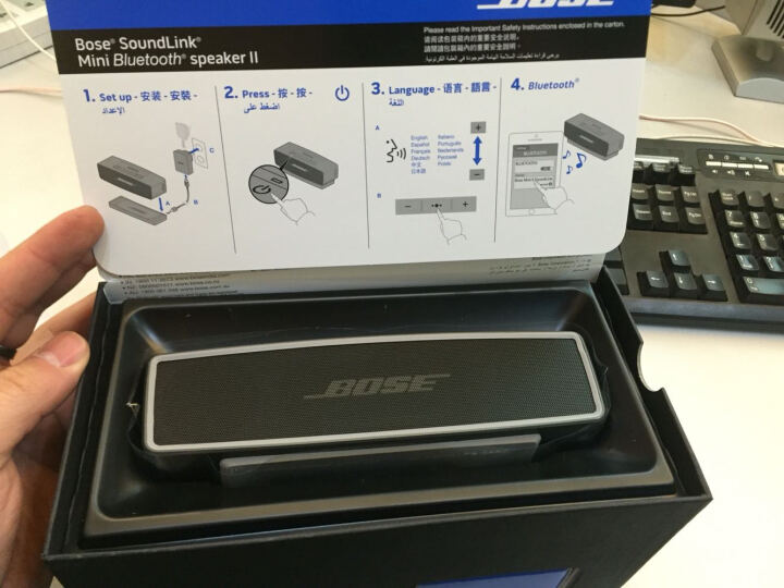 Bose SoundLink Mini蓝牙扬声器II-银白色 无线音箱/音响 晒单图