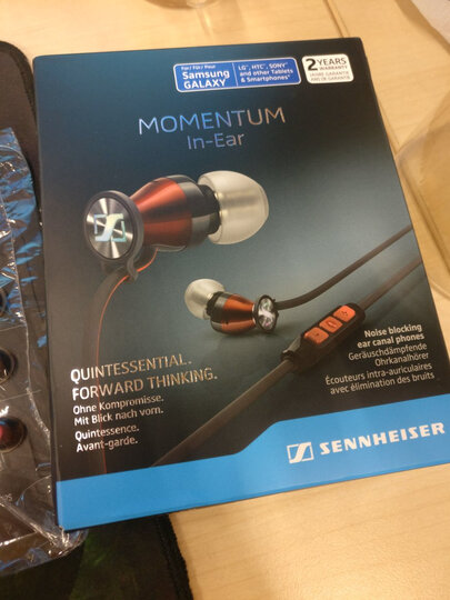 森海塞尔(Sennheiser)MOMENTUM In-Ear I Black Chrome 馒头入耳式耳机 手机耳机 黑铬色 苹果版 晒单图
