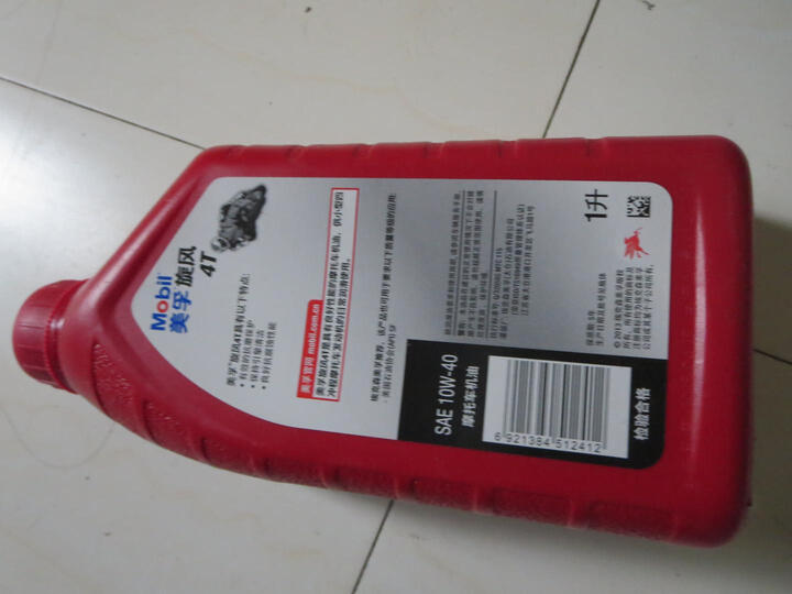 美孚(Mobil)美孚旋风4T摩托车机油10W-40 1L