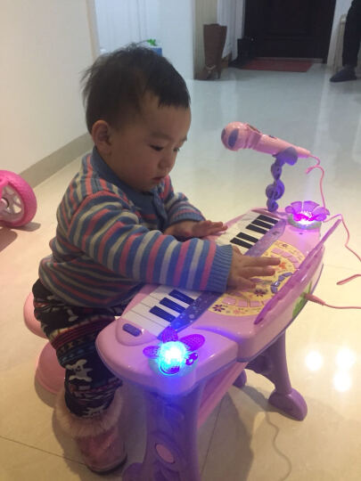 A 粉色 儿童电子琴 女孩小钢琴\/益智早教玩具琴