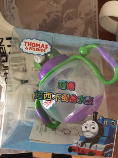 托马斯&朋友(Thomas&Friends)儿童PA不倒翁双柄吸管水杯水壶宝宝卡通小火车冷水杯260ml（培西）5374TM 晒单图