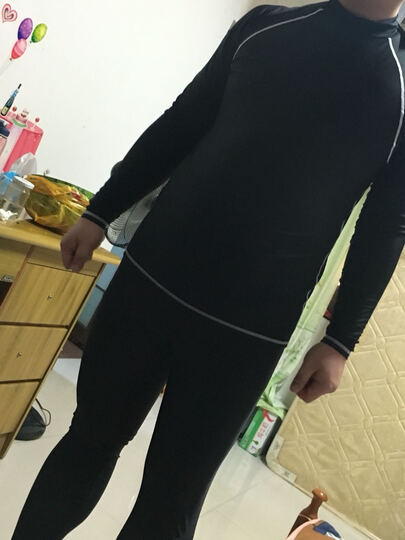 鲨巴特 男女分体游泳上衣 男士防晒服 冲浪服潜