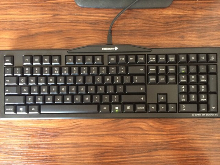 樱桃(Cherry) MX-Board 3.0 黑色红轴 机械键盘