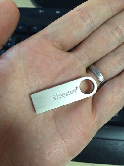 金士顿(Kingston)DT SE9H 8GB 金属U盘 银色