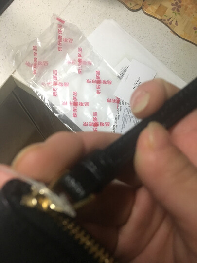COACH 蔻驰 奢侈品 女士手拿包 卡其米色PVC短款零钱包 F54629 IMCA9 晒单图