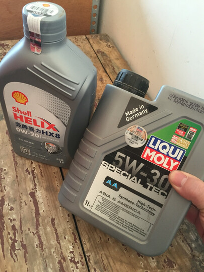 壳牌 (Shell) 灰喜力全合成机油 Helix HX8 0W-20 SN级 1L 汽车用品 晒单图