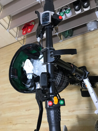 富士哥电动车自行车48V锂电折叠电动车男女滑板平衡车代驾代步电瓶成人助力山地单车学生车 三避震双座-红色 8A助力续航40-50公里 晒单图